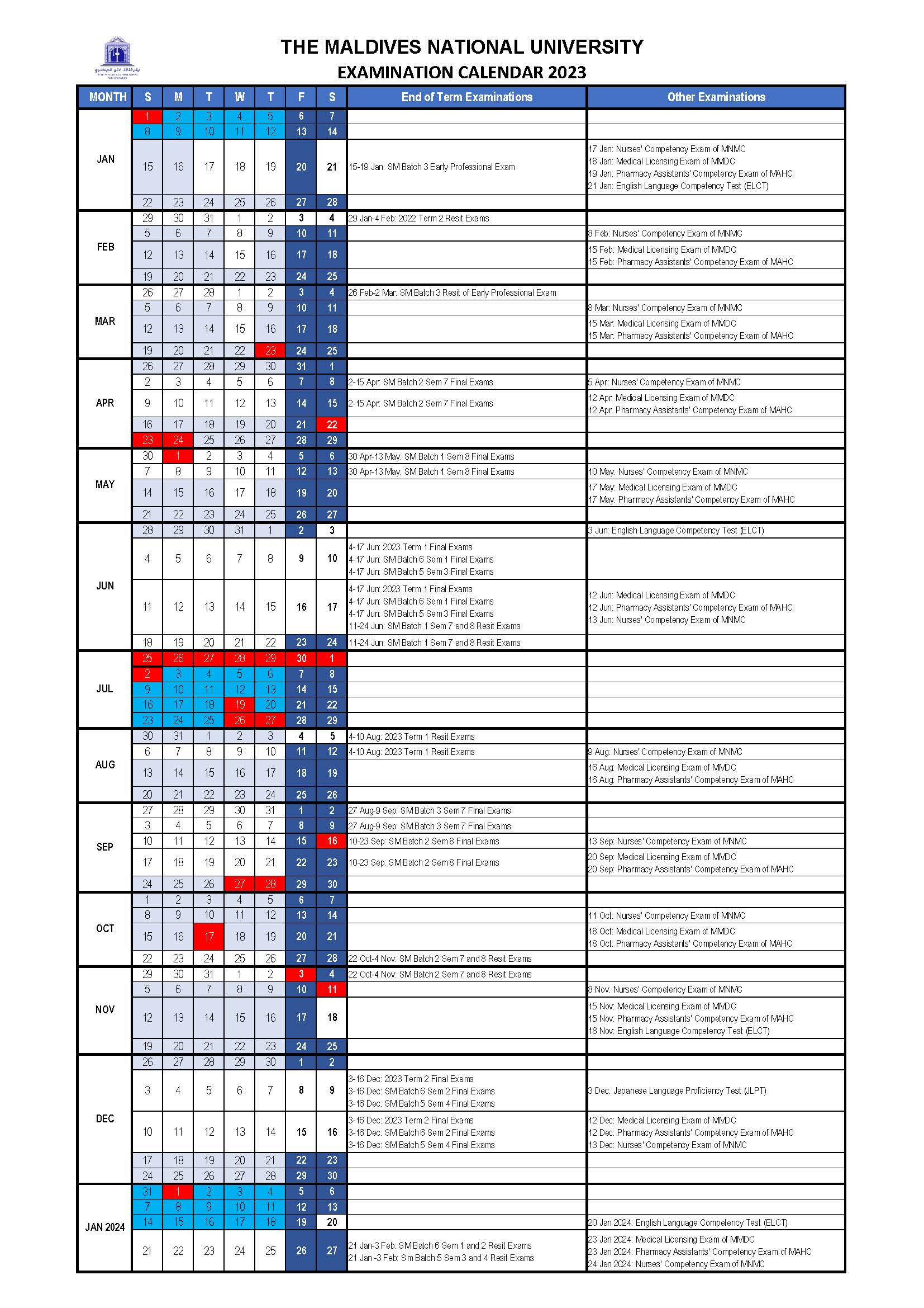Scuhs Academic Calendar prntbl concejomunicipaldechinu gov co
