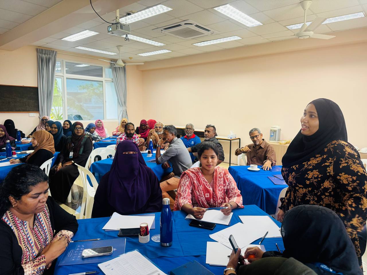 Participants sharing perspectives during the Mental Health discussion
